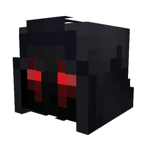 MBeastie Minecraft avatar head, 3D render