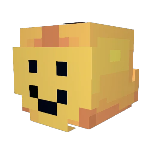 MBlancek Minecraft avatar head, 3D render