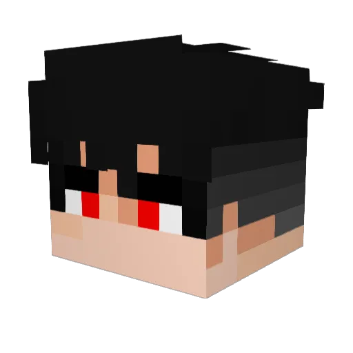 MBplayerT2 Minecraft avatar head, 3D render