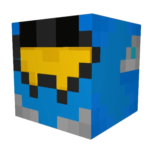MBrillon Minecraft avatar head, 3D render