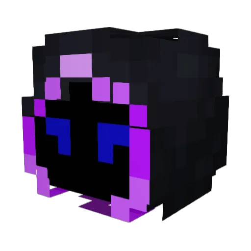 MC116 Minecraft avatar head, 3D render