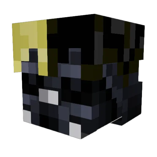 MC900ftJesus Minecraft avatar head, 3D render
