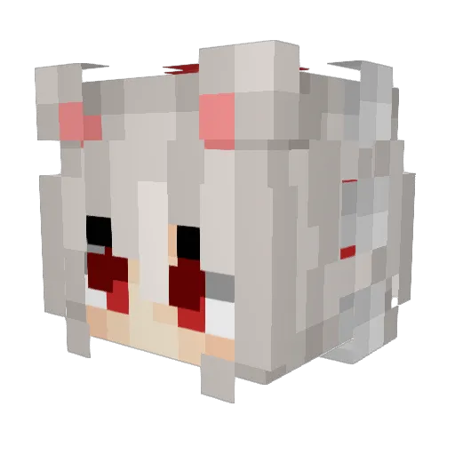 MCArbiter Minecraft avatar head, 3D render
