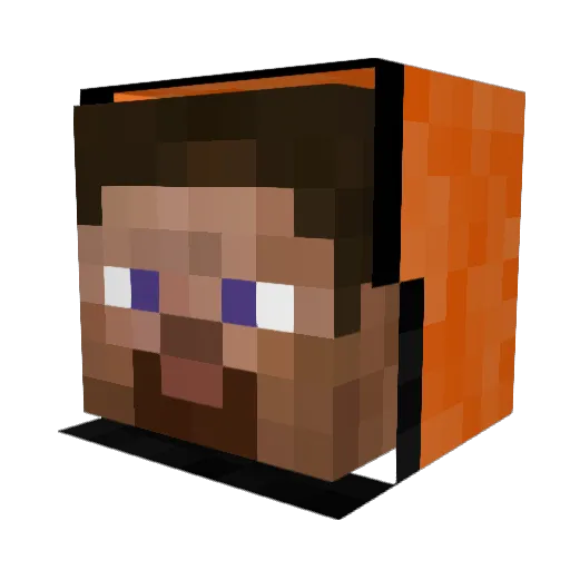 MCBuildlngGuy Minecraft avatar head, 3D render