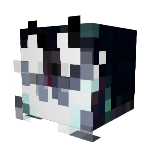 MCDLXXXVIII Minecraft avatar head, 3D render