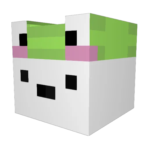 MCDUCKTDM Minecraft avatar head, 3D render