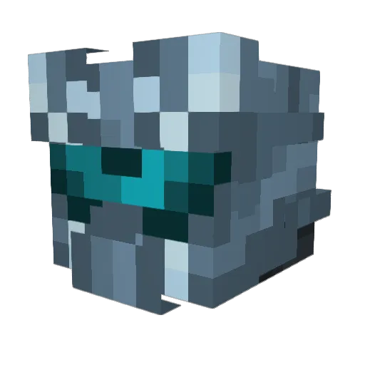 MCDark_Reaper Minecraft avatar head, 3D render