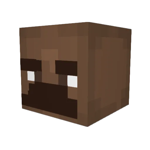 MCDestroyer69 Minecraft avatar head, 3D render