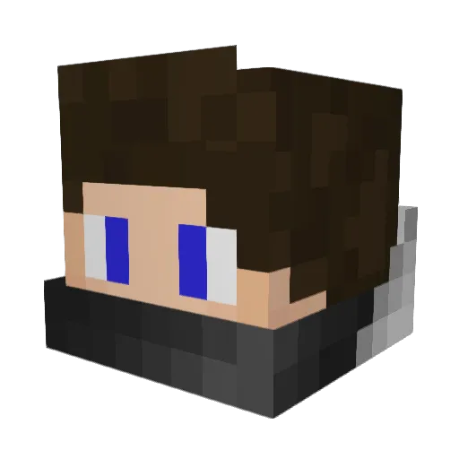 MCDriwinring05 Minecraft avatar head, 3D render
