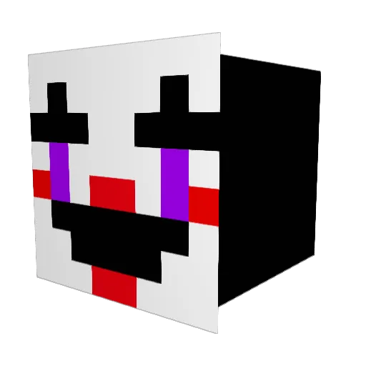MCDude2000 Minecraft avatar head, 3D render