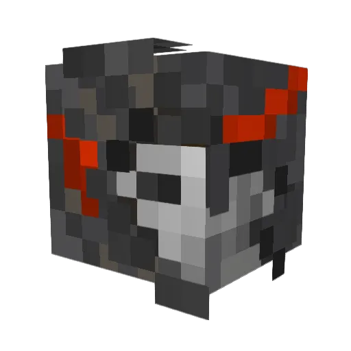 MCE5688 Minecraft avatar head, 3D render