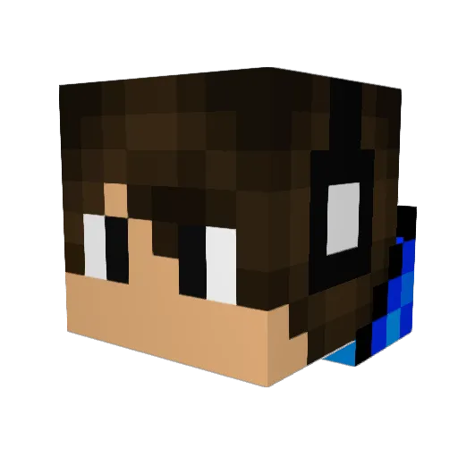 MCFinest_Brody Minecraft avatar head, 3D render