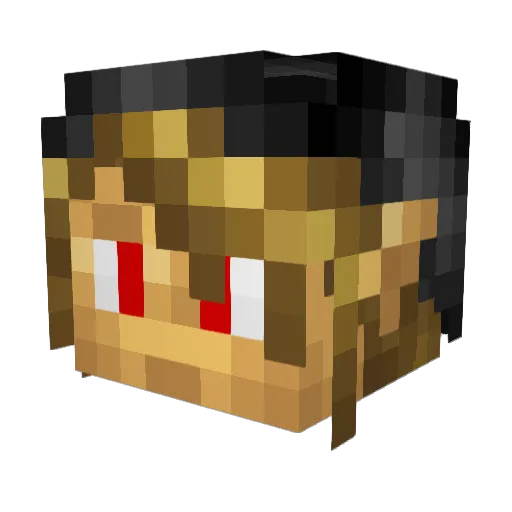 MCFrescher88 Minecraft avatar head, 3D render