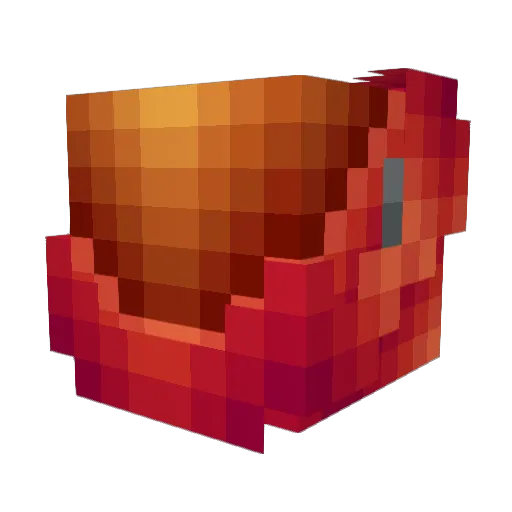 MCGJC Minecraft avatar head, 3D render