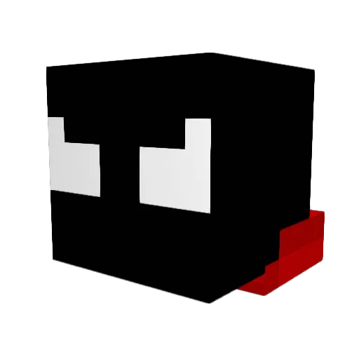 MCGamer823 Minecraft avatar head, 3D render