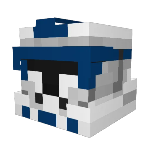MCGeorgeC Minecraft avatar head, 3D render
