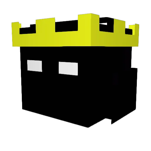 MCHonor Minecraft avatar head, 3D render