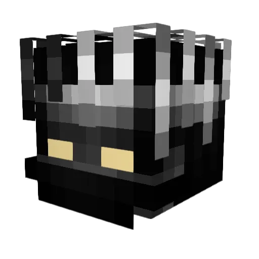 MCImMining Minecraft avatar head, 3D render
