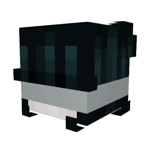 MCJMY Minecraft avatar head, 3D render