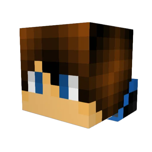 MCJonas04 Minecraft avatar head, 3D render