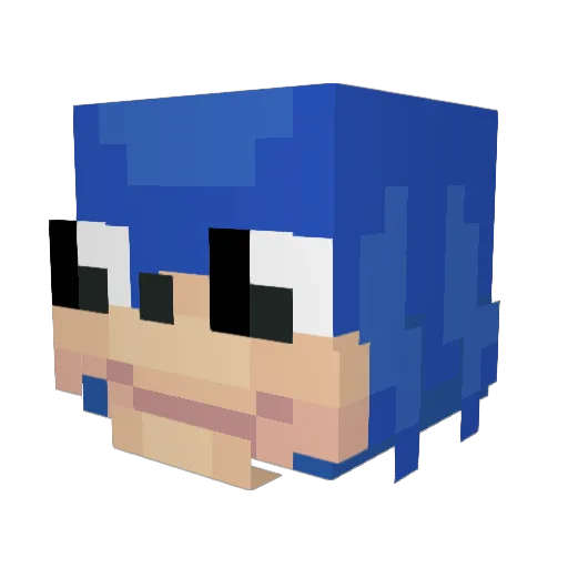 MCJonasC Minecraft avatar head, 3D render