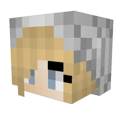MCJora228 Minecraft avatar head, 3D render