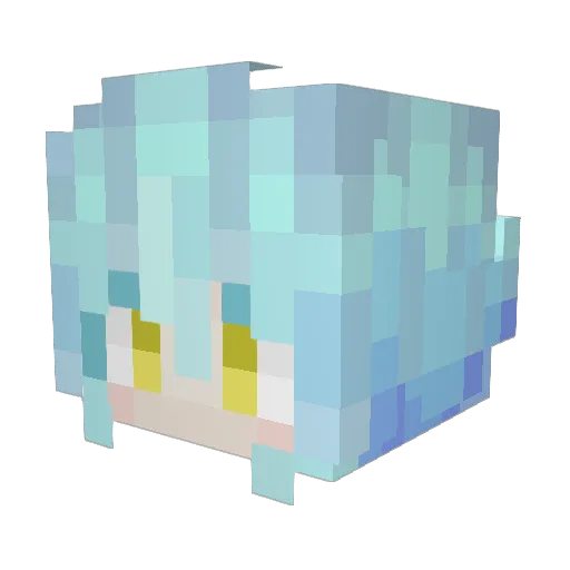 MCKaraer Minecraft avatar head, 3D render