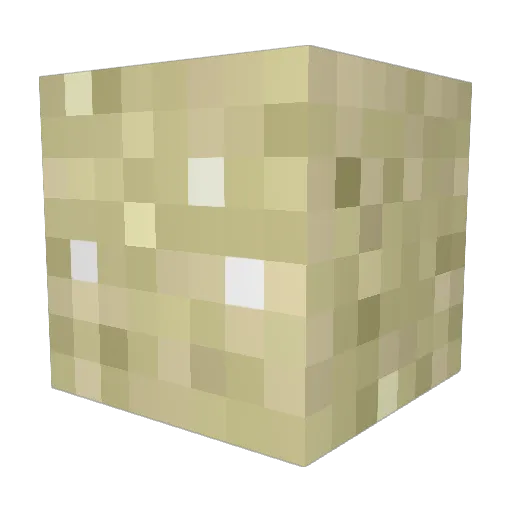 MCLVR Minecraft avatar head, 3D render