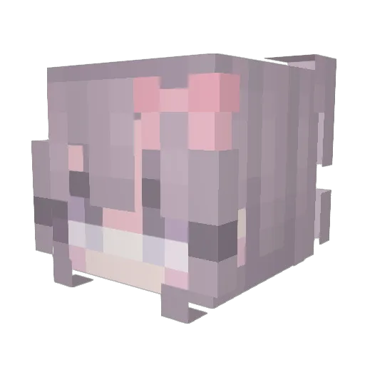 MCLove0 Minecraft avatar head, 3D render