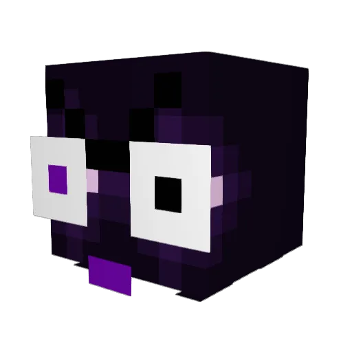 MCLupo16 Minecraft avatar head, 3D render