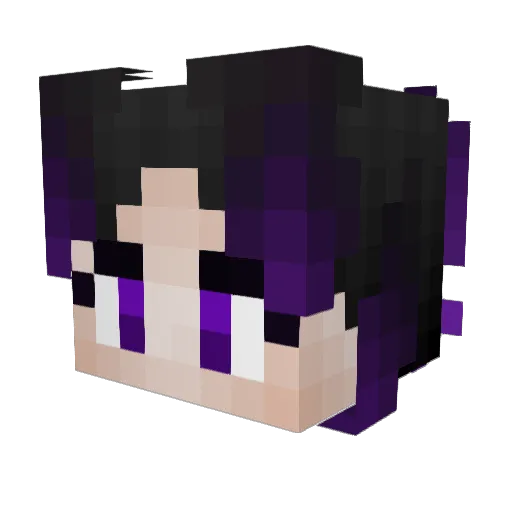 MCMatrix Minecraft avatar head, 3D render
