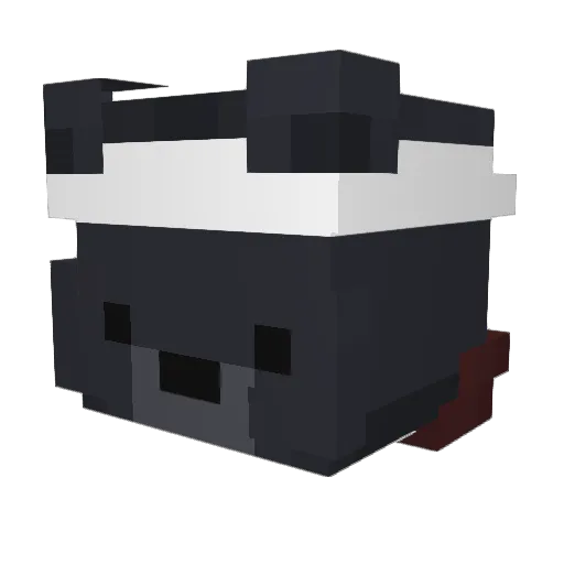MCMintex Minecraft avatar head, 3D render