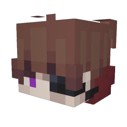 MCP2YT Minecraft avatar head, 3D render