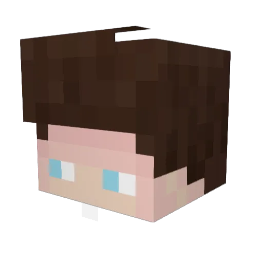 MCPandaLeon Minecraft avatar head, 3D render