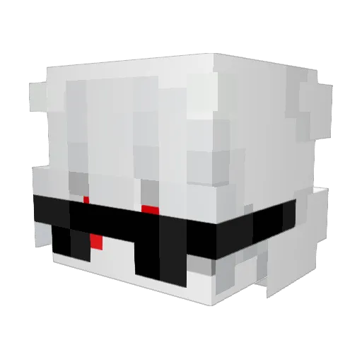 MCPlayer_33 Minecraft avatar head, 3D render