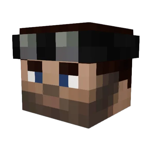 MCPlayer_Sk Minecraft avatar head, 3D render