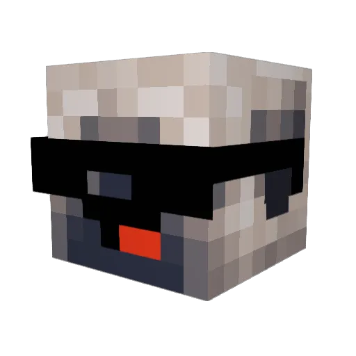 MCPrince_LPG Minecraft avatar head, 3D render