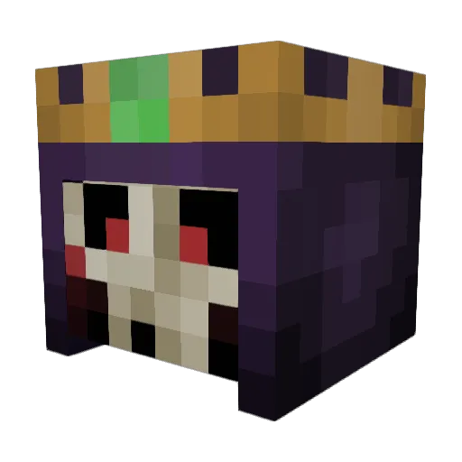 MCRMC02 Minecraft avatar head, 3D render