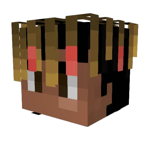 MCRobtoHD Minecraft avatar head, 3D render