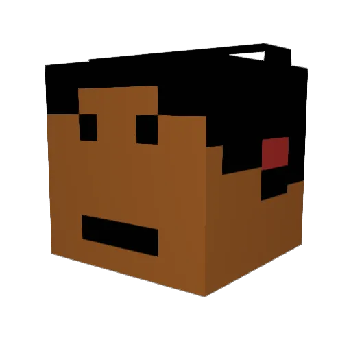 MCSubway99 Minecraft avatar head, 3D render