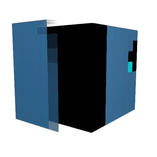MCT_Tutor03 Minecraft avatar head, 3D render