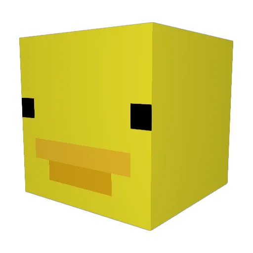 MCXPRO Minecraft avatar head, 3D render
