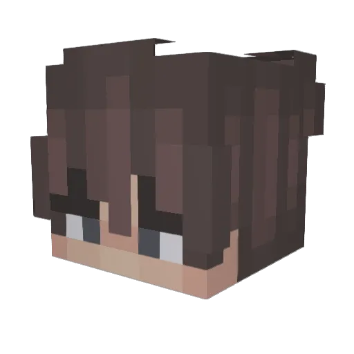 MCYTonYT Minecraft avatar head, 3D render
