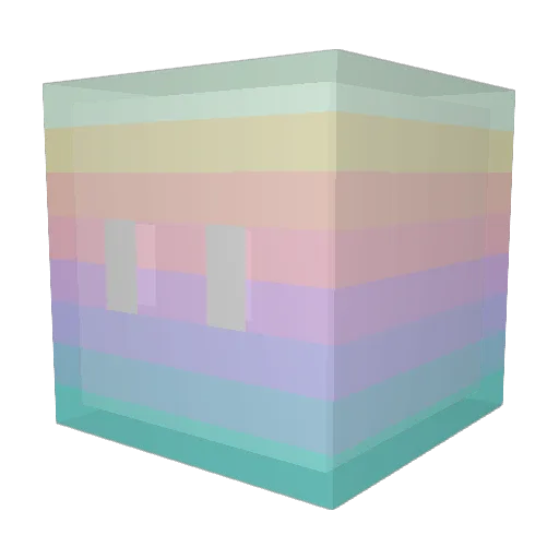 MC_ABCD Minecraft avatar head, 3D render