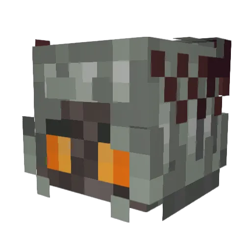 MC_Bajii Minecraft avatar head, 3D render