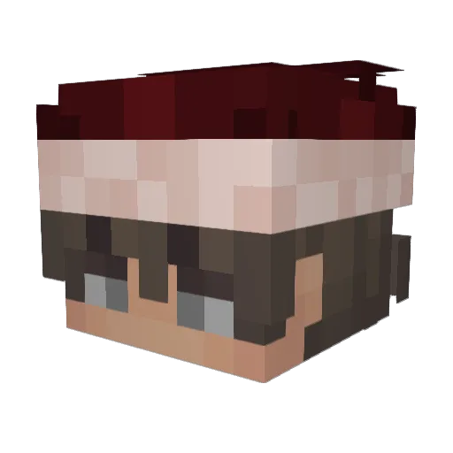 MC_Cos45 Minecraft avatar head, 3D render