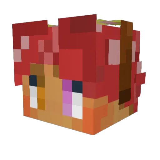 MC_Dodmonk Minecraft avatar head, 3D render