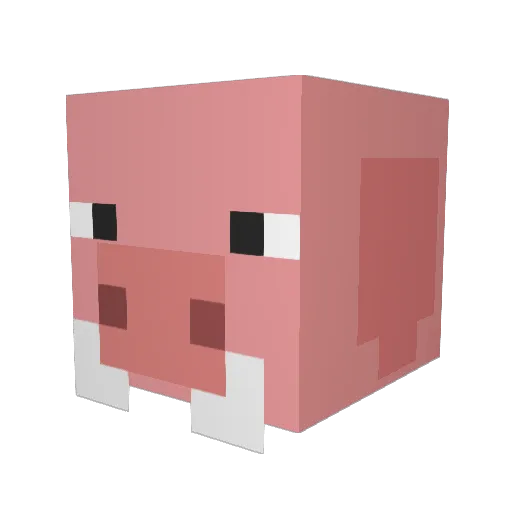 MC_Dog7 Minecraft avatar head, 3D render