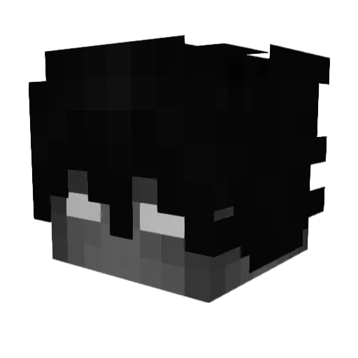 MC_EXE_3D Minecraft avatar head, 3D render