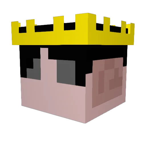 MC_FZP Minecraft avatar head, 3D render
